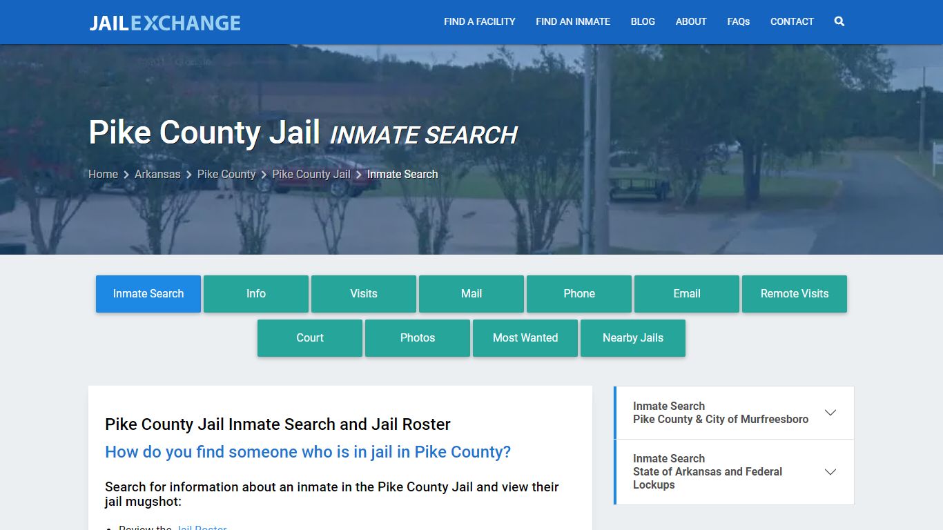 Inmate Search: Roster & Mugshots - Pike County Jail, AR